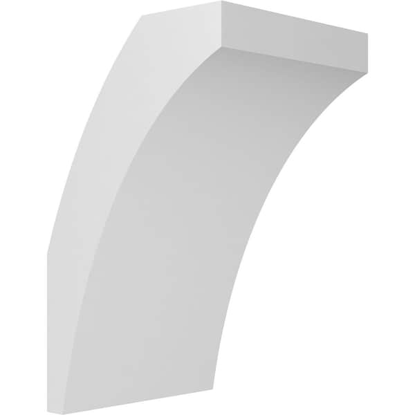 Ekena Millwork 6-in. W x 6-in. D x 10-in. H Thorton Architectural Grade PVC Knee Brace BRCP06X06X10THR - main